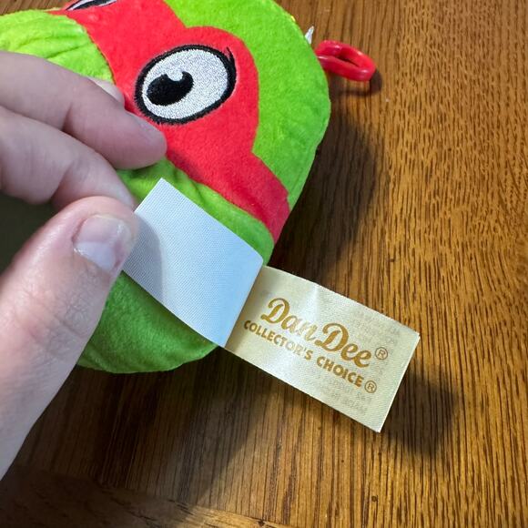 NWT Teenage Mutant Ninja Turtles Ralphael Red Backpack Clip Keychain - Picture 4 of 9